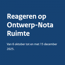 Reageren op Ontwerp-Nota Ruimte